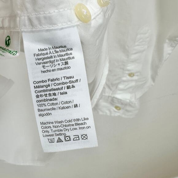 J. Crew White Casual Button Down Shirt - Picture 6 of 12